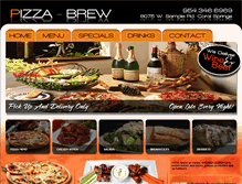 Tablet Screenshot of pizza-brew.com